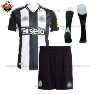 Newcastle Home Kid Replica Football Kit 2024/25 - Fan Version - Front View