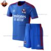 Olympique Lyonnais Away Kid Replica Football Kit 2023/24 - Front View