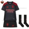RC Lens Away Kid Replica Football Kit 2024/25 - Front View