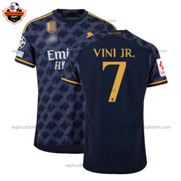 Real Madrid Away Men Replica Football Shirt 2023/24 VINI JR. 7 Printed - over view
