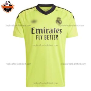 Real Madrid Green Goalkeeper Men Replica Football Shirt 2024/25 - Front View