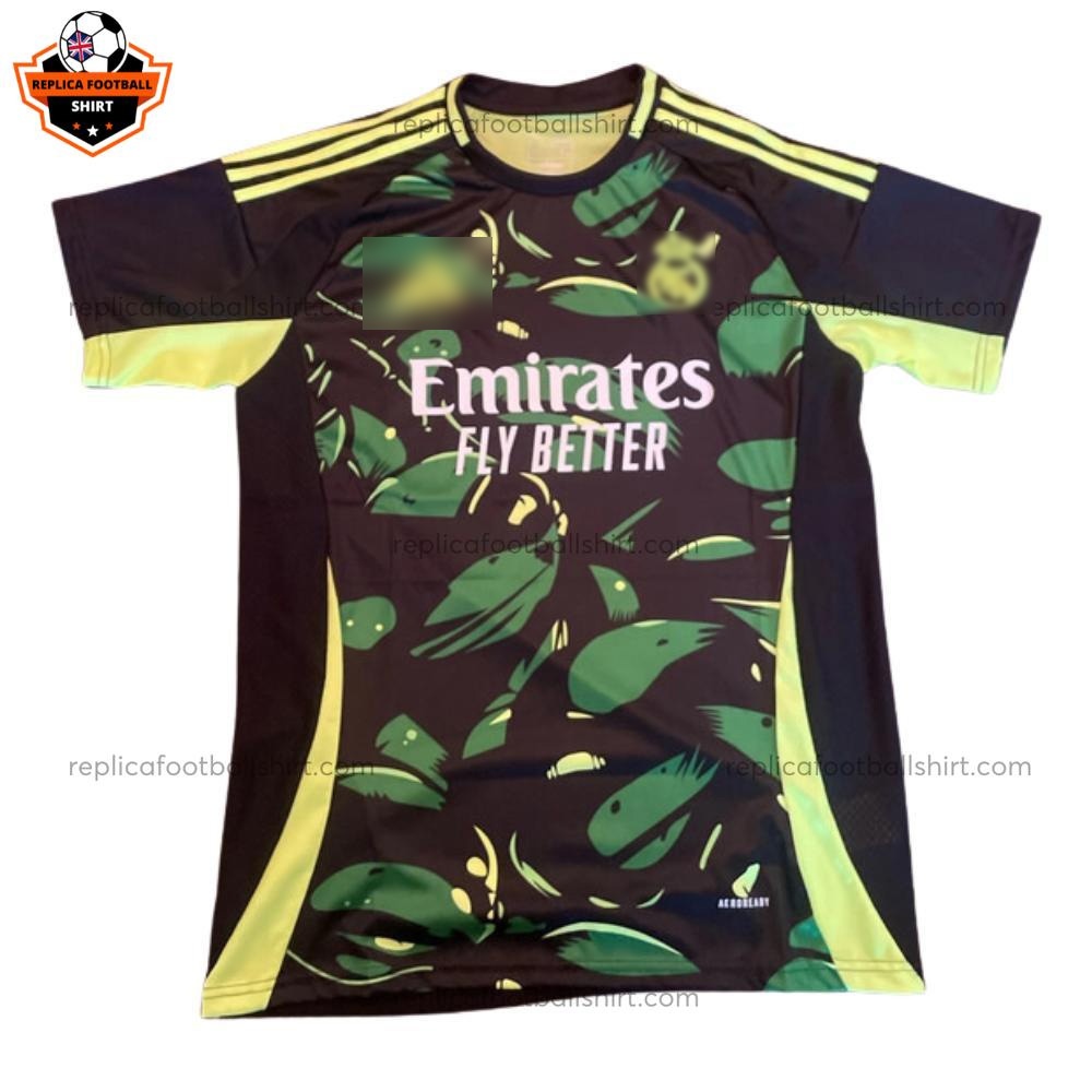 Real Madrid Green Training Men Replica Football Shirt 2024/25 - Front View