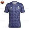 Real Madrid Grey Blue Training Men Replica Football Shirt 2023/24 - Front View