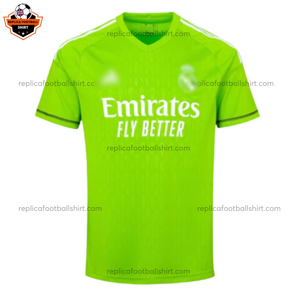 Real Madrid Home Goalkeeper Men Replica Football Shirt 2023/24 - front view