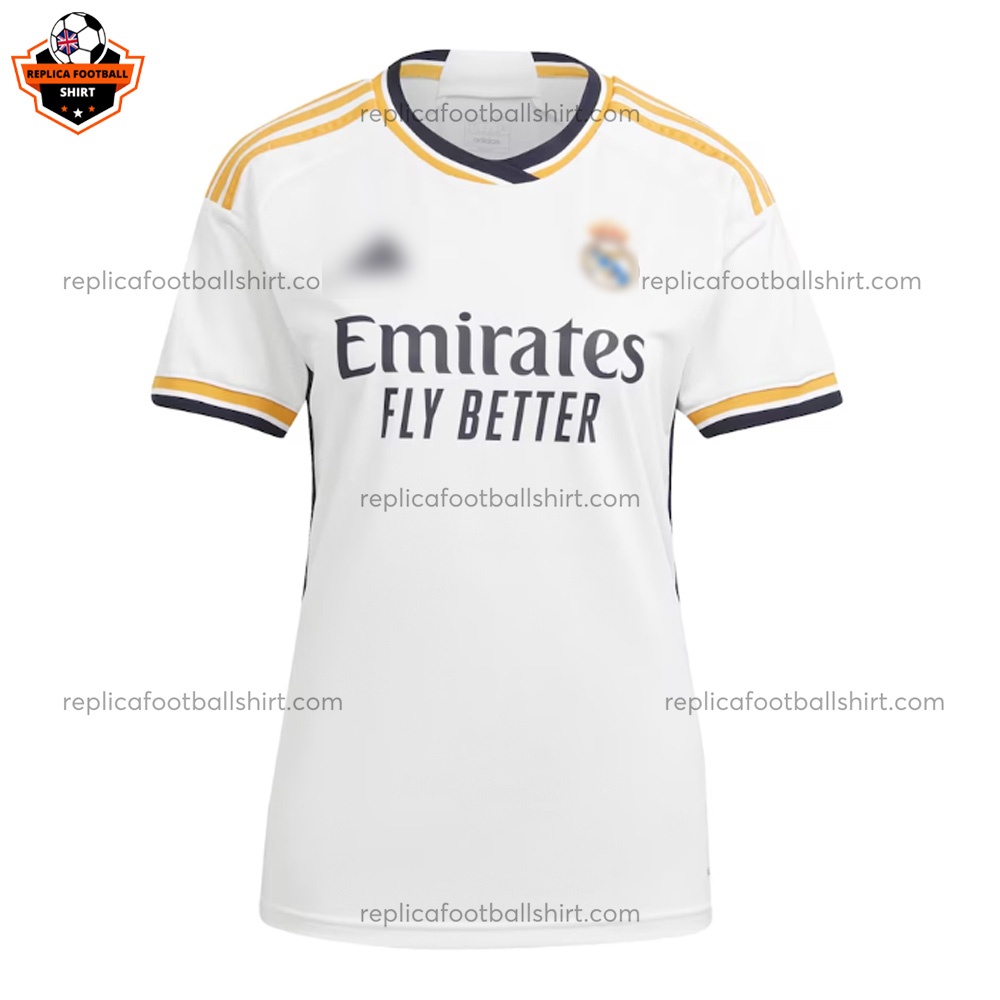 Real Madrid Home Women Replica Football Shirt 2023/24 - front view