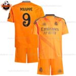 Real Madrid MBAPPÉ 9 Away Kid Replica Football Kit 2024/25