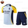 Real Madrid Orange Black Training Kid Replica Football Kit 2024/25 - Front View