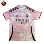 Real Madrid Pink Training Men Replica Football Shirt 2024/25