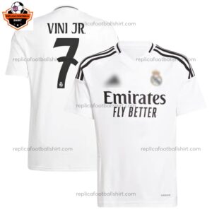 Real Madrid VINI JR 7 Home Men Replica Football Shirt 2024/25 - Over View