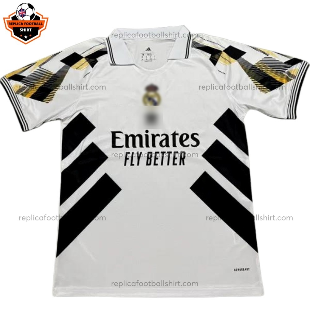Real Madrid White Special Edition Men Replica Football Shirt 2025/26 - Front View