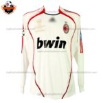 Retro AC Milan Away Replica Football Shirt 2006/07 Long Sleeve