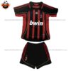 Retro AC Milan Home Kid Replica Football Kit 2006/07 - front view