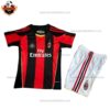 Retro AC Milan Home Kid Replica Football Kit 2010/11 - front view