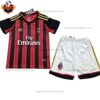Retro AC Milan Home Kid Replica Football Kit 2013/14 - front view