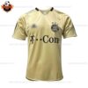 Retro Bayern Munich Away Men Replica Football Shirt 2004/05 - front view