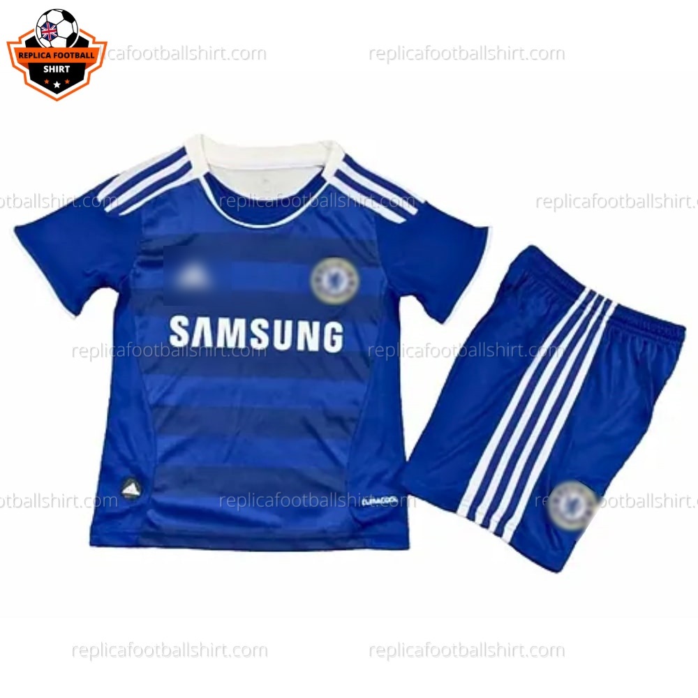 Retro Chelsea Home Kid Replica Football Kit 2011/12 - front view