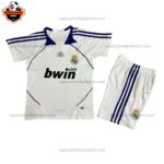 Retro Real Madrid Home Kid Replica Football Kit 2007/08