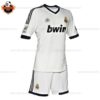 Retro Real Madrid Home Kid Replica Football Kit 2012/13 - front view