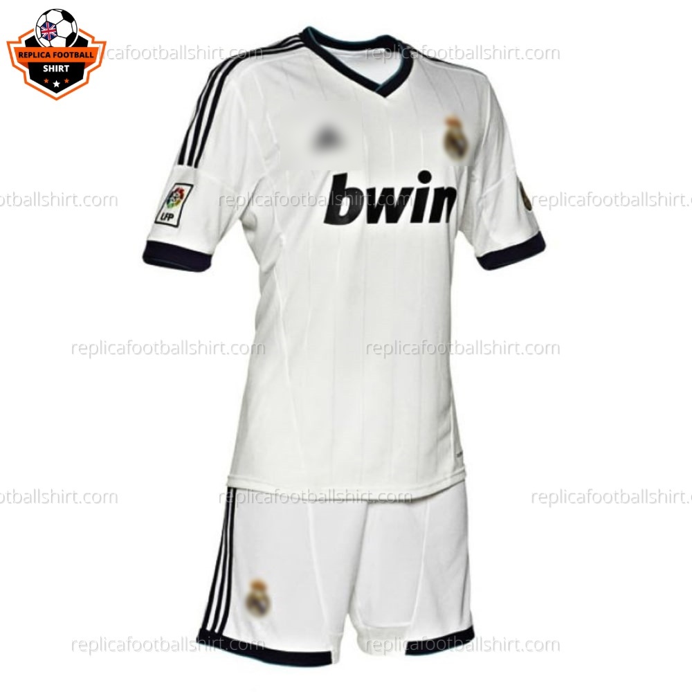 Retro Real Madrid Home Kid Replica Football Kit 2012/13 - front view