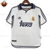 Retro Real Madrid Home Men Replica Football Shirt 2000/01 - front view