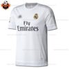 Retro Real Madrid Home Men Replica Football Shirt 2015/16 - front view