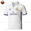 Retro Real Madrid Home Men Replica Football Shirt 2016/17 - front view