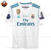 Retro Real Madrid Home Men Replica Football Shirt 2017/18 - front view