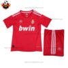 Retro Real Madrid Third Kid Replica Football Kit 2011/12 - Front view