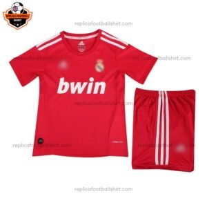 Retro Real Madrid Third Kid Replica Football Kit 2011/12 - Front view