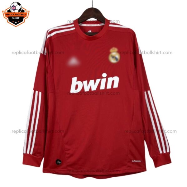 Retro Real Madrid Third Men Replica Football Shirt 2011/12 Long Sleeve - front view