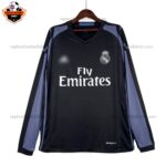 Retro Real Madrid Third Men Replica Football Shirt 2016/17 Long Sleeve