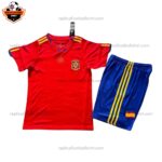 Retro Spain Home Kid Replica Football Kit 2010