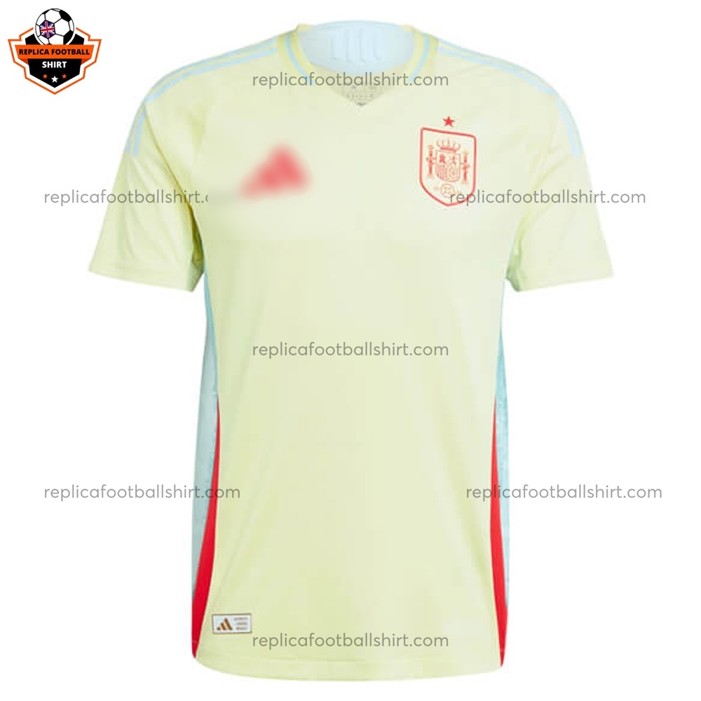 Spain Away Men Replica Football Shirt 2024 - front view
