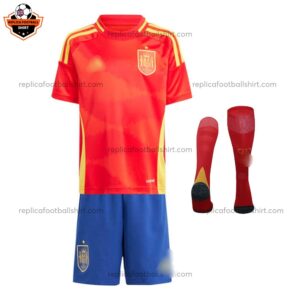 Spain Home Replica Football Kit 2024 - front view