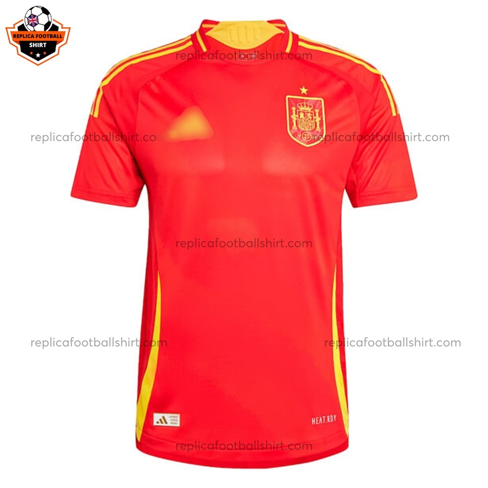 Spain Home Men Replica Football Shirt 2024 - front view