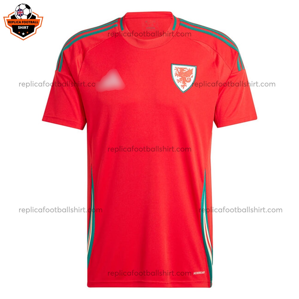 Wales Home Men Replica Football Shirt 2024 - front view