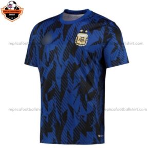 Argentina Pre-Match World Cup Men Replica Football Shirt 2022 - Front View
