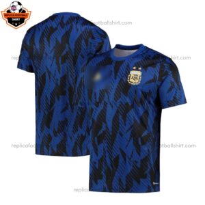 Argentina Pre-Match World Cup Men Replica Football Shirt 2022 - Over View
