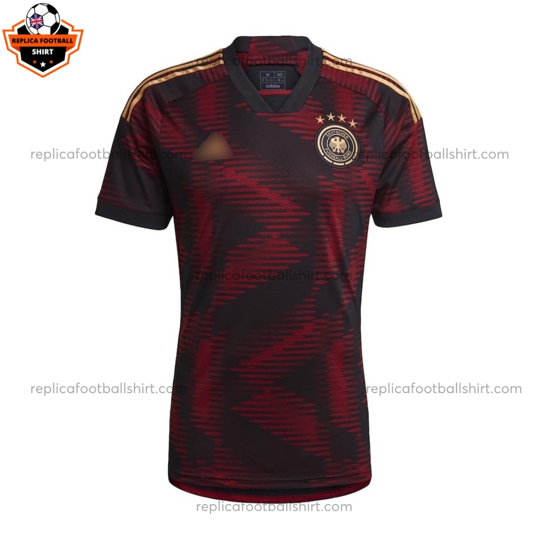 Germany Away World Cup Men Replica Football Shirt 2022 - Front View