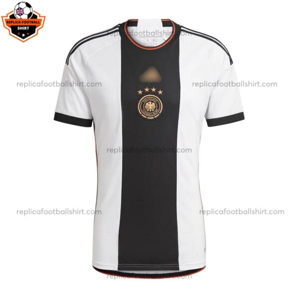 Germany Home World Cup Men Replica Football Shirt 2022 - Front View