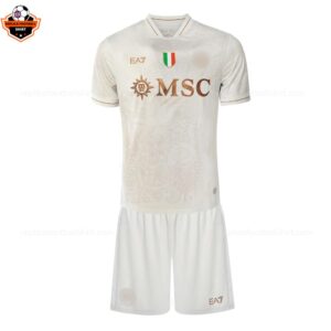 SSC Napoli Away Kid Replica Football Kit 2025-26 frontview