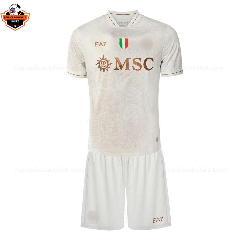 SSC Napoli Away Kid Replica Football Kit 2025-26 frontview