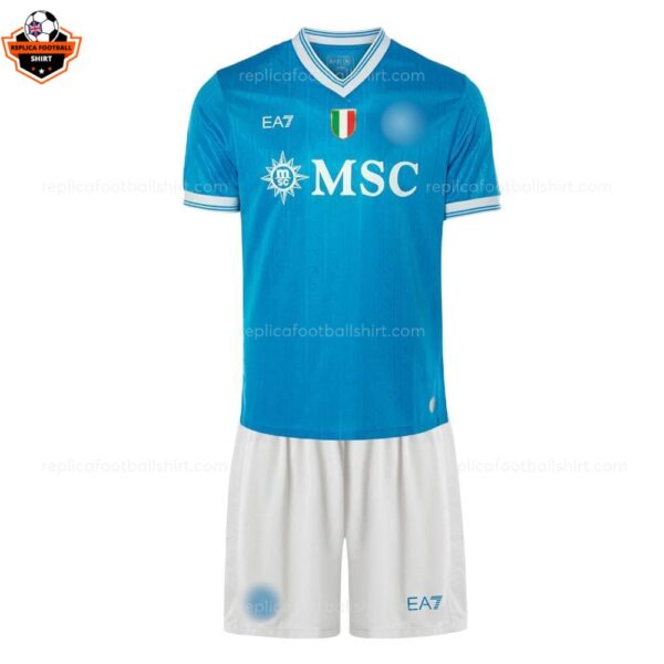 SSC Napoli Home Kid Replica Football Kit 2025-26 frontview