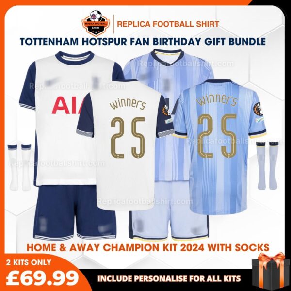 Tottenham FC WINNERS 25 Birthday Bundle 2024/25