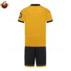 Wolves Home Kid Replica Football Kit 2025-26 backview