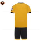 Wolves Home Kid Replica Football Kit 2025/26