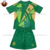 Argentina Green Goalkeeper Kid Replica Football Kit 2024/25 - Front View