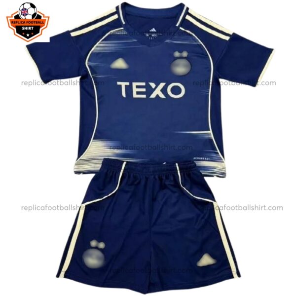 Aberdeen Away Kid Replica Football Kit 2025/26 Front View