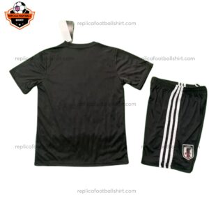 Japan Black Anime Version Kid Replica Football Kit 2025/26 Back View