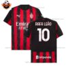 AC Milan Home Men Replica Football Shirt 2025/26 RAFA LEÃO 10 Printed Full View